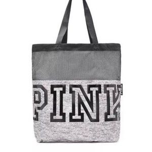 Grey and black VS PINK tote bag unopened